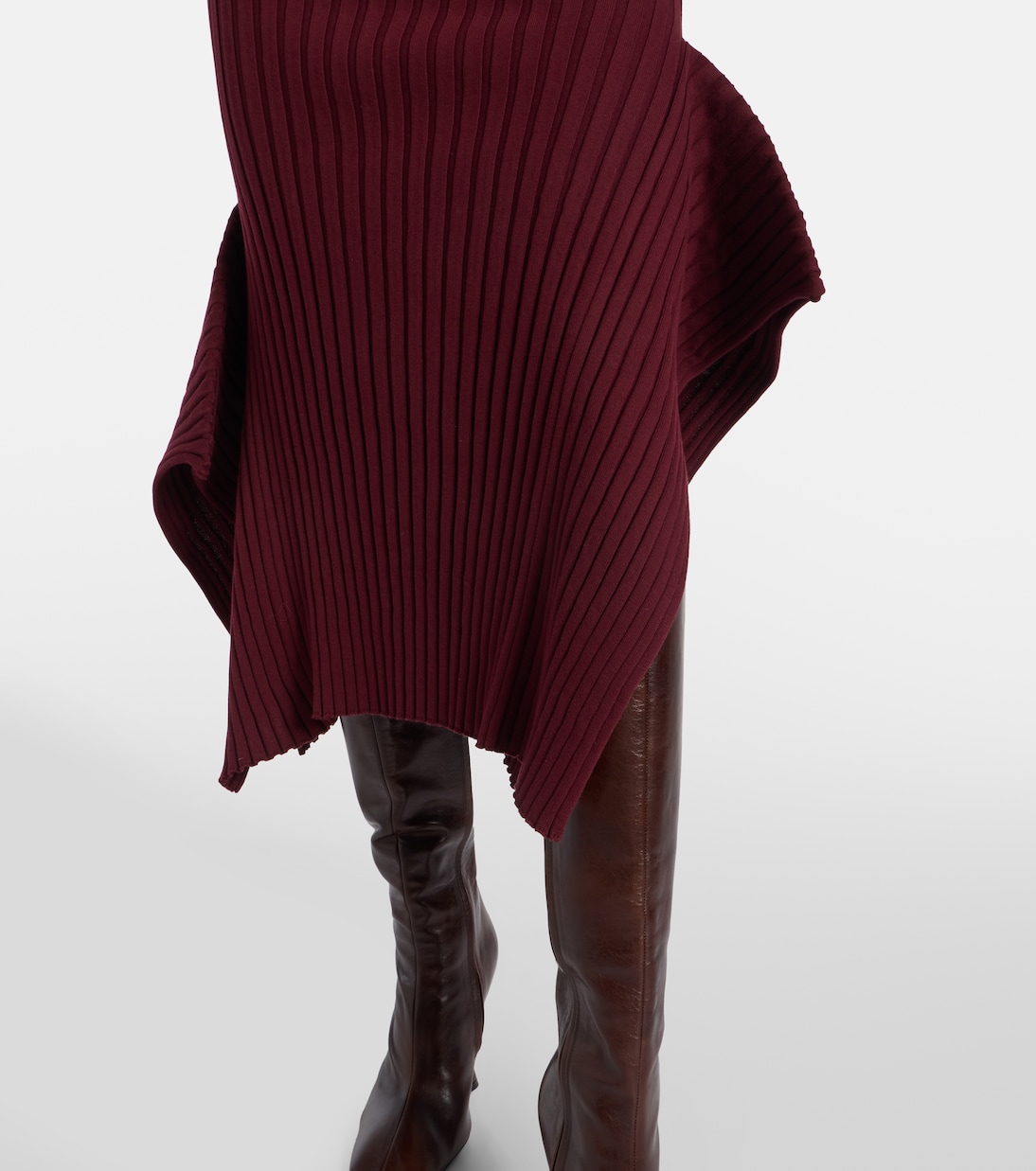 Midirock aus Rippstrick | Stella McCartney