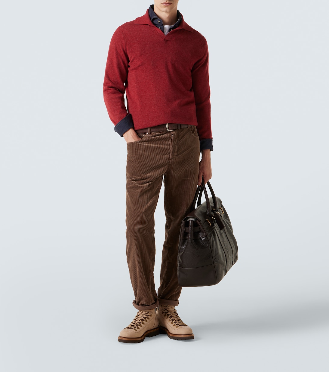 Cashmere polo sweater | Brunello Cucinelli