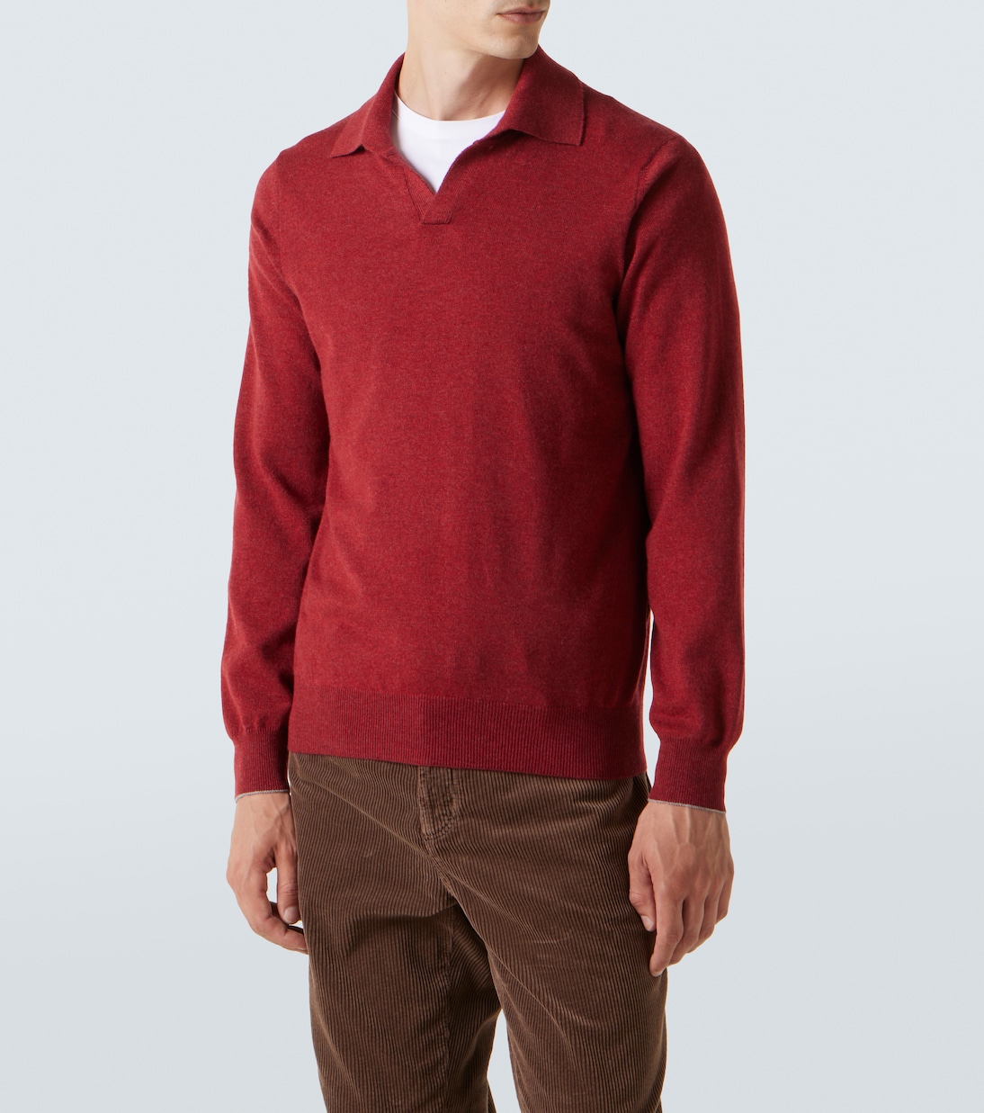 Cashmere polo sweater | Brunello Cucinelli