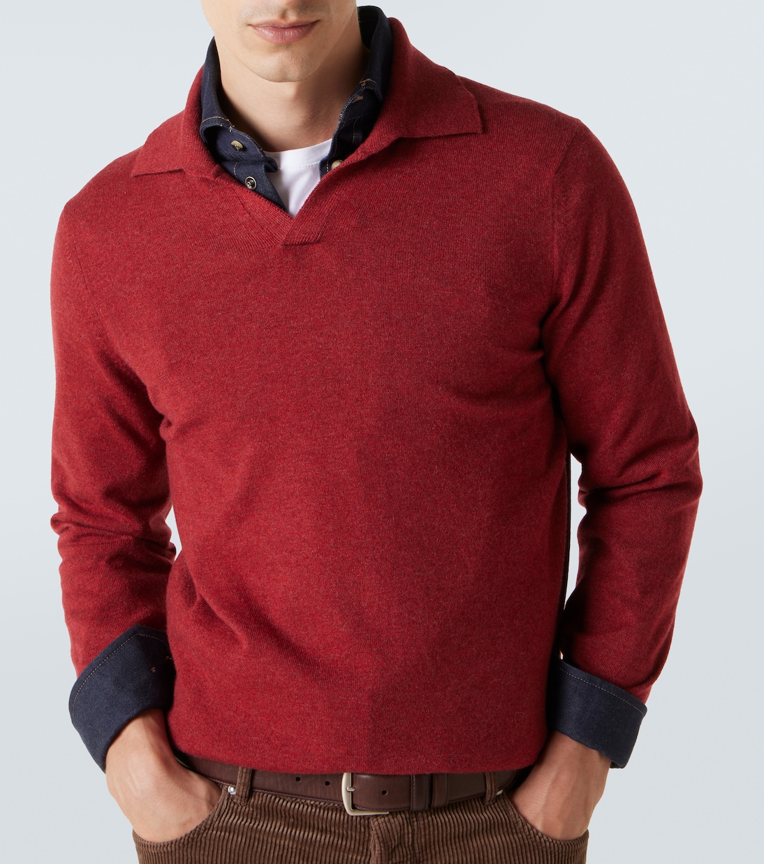 Cashmere polo sweater | Brunello Cucinelli