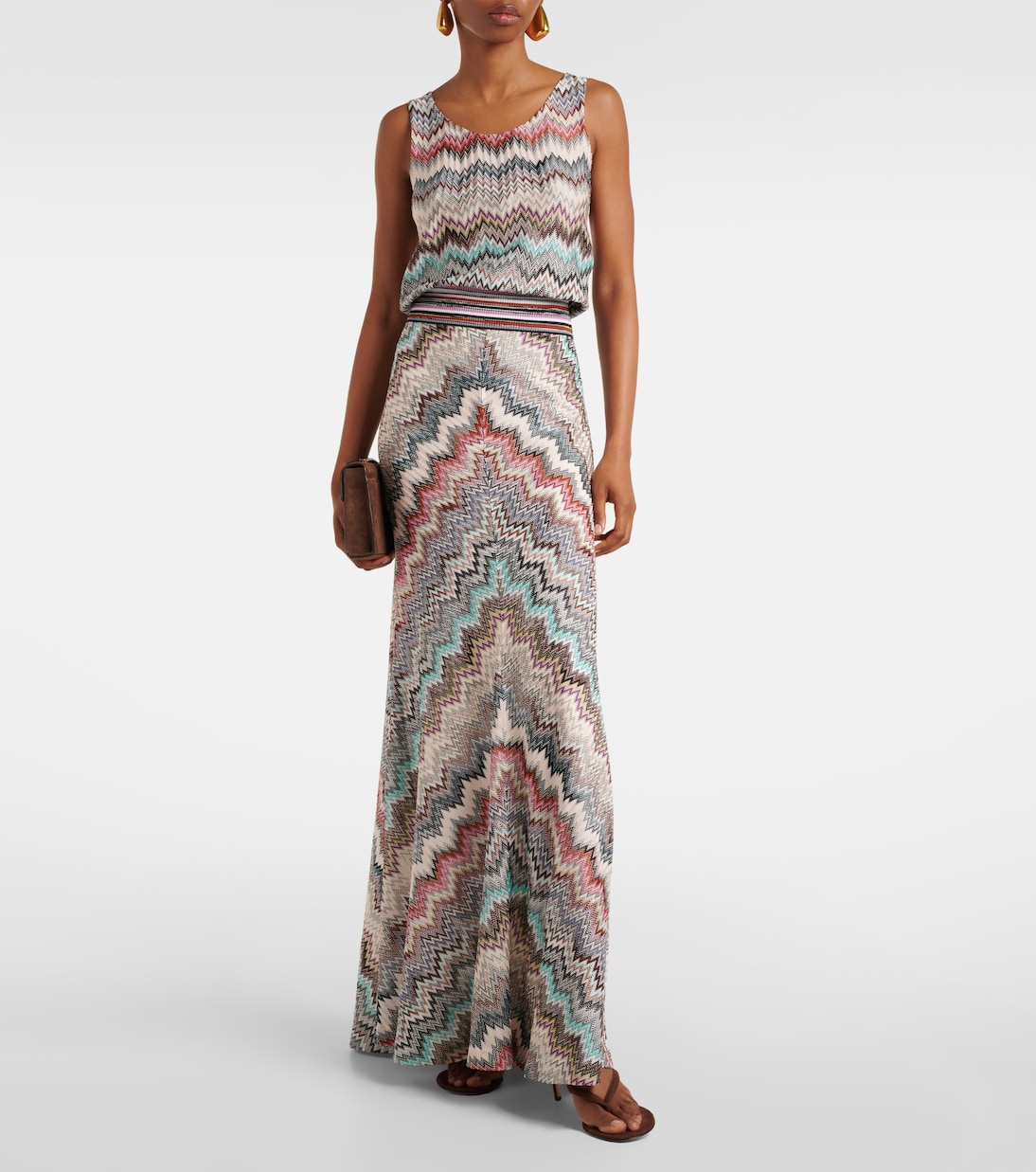 Sandalen aus Veloursleder | Gianvito Rossi