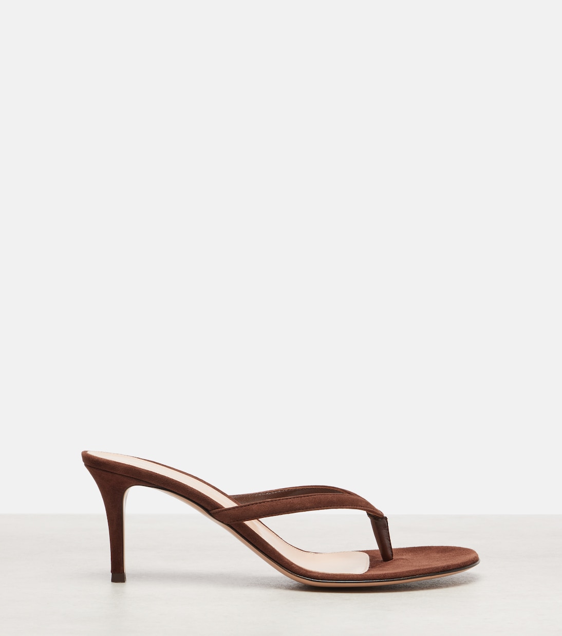 Sandalen aus Veloursleder | Gianvito Rossi