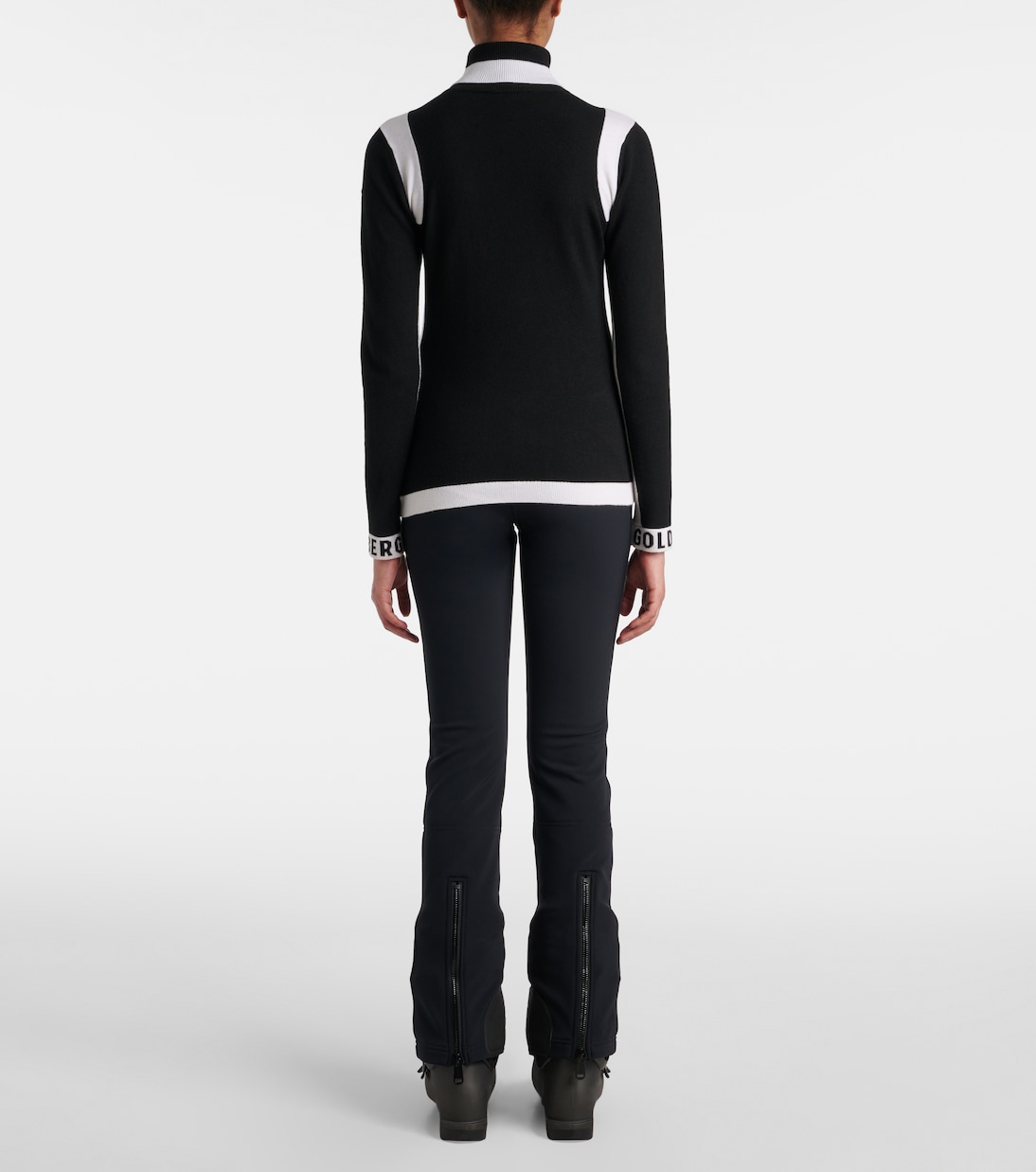 Jersey Noemi de cuello alto en intarsia | Goldbergh