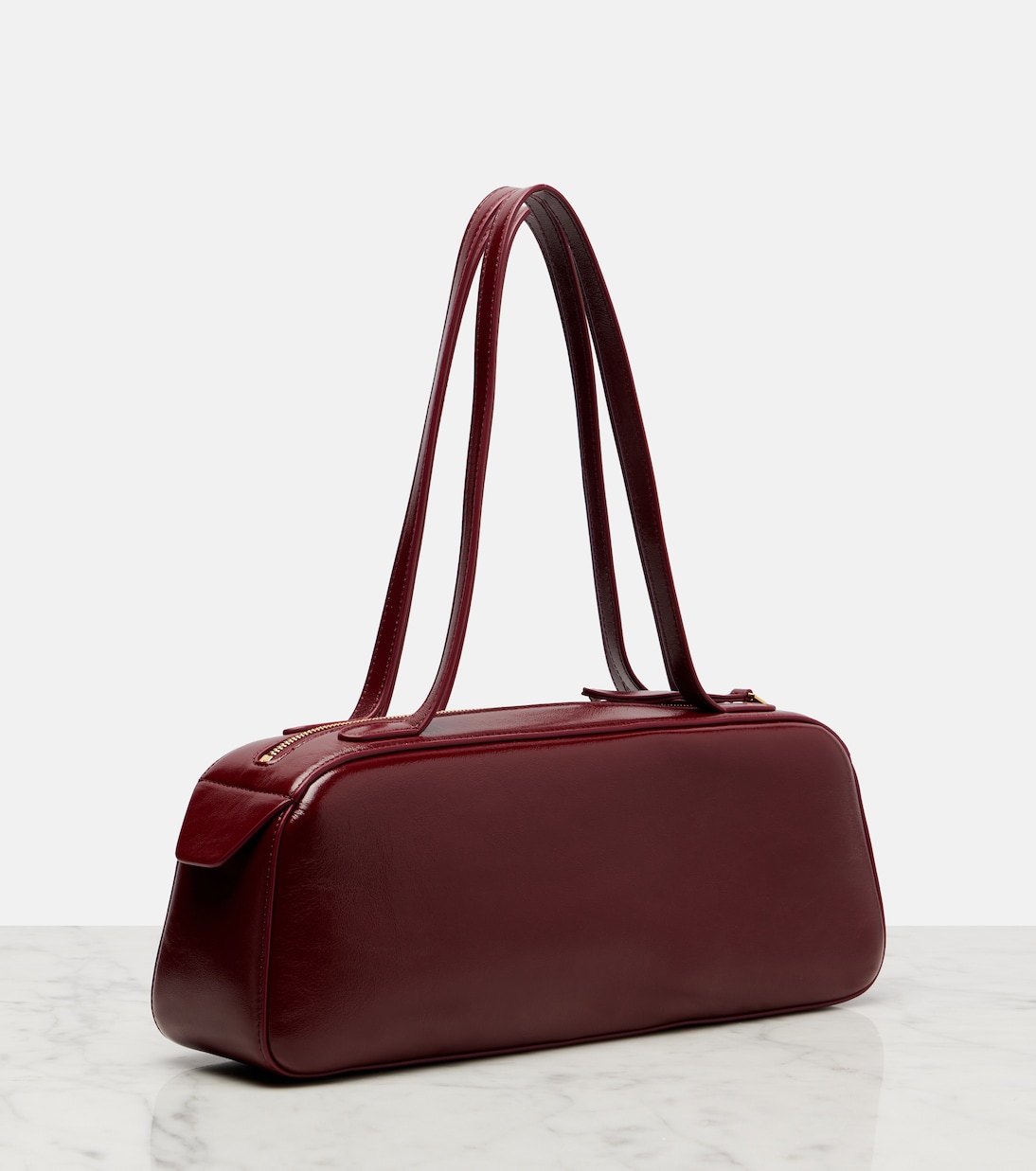 Sac Simona en cuir verni | Khaite