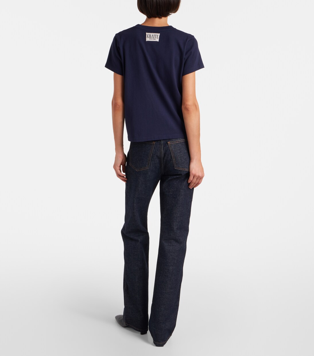 Emmylou cotton jersey T-shirt | Khaite