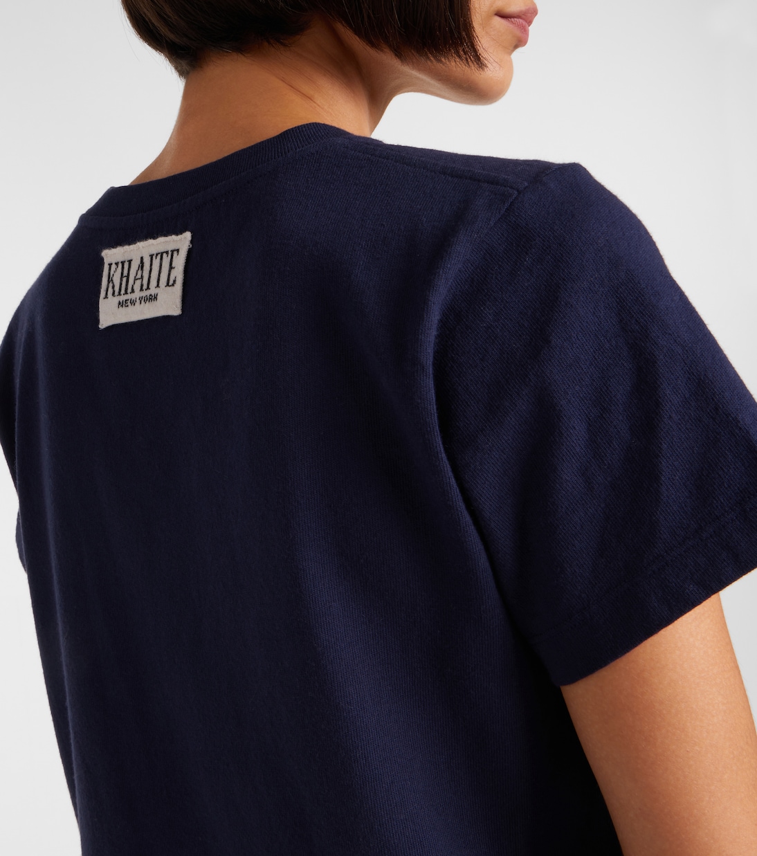 Emmylou cotton jersey T-shirt | Khaite