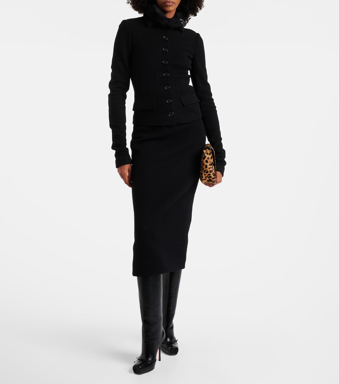 Stiefel Cassia Nodo Botta 100 aus Leder | Christian Louboutin