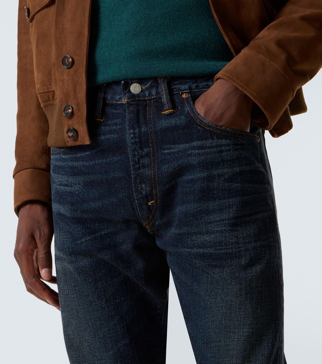 Mid-Rise Slim Jeans | RRL