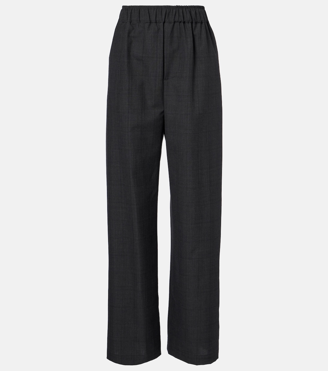 Baxter plaid wide-leg pants | The Frankie Shop