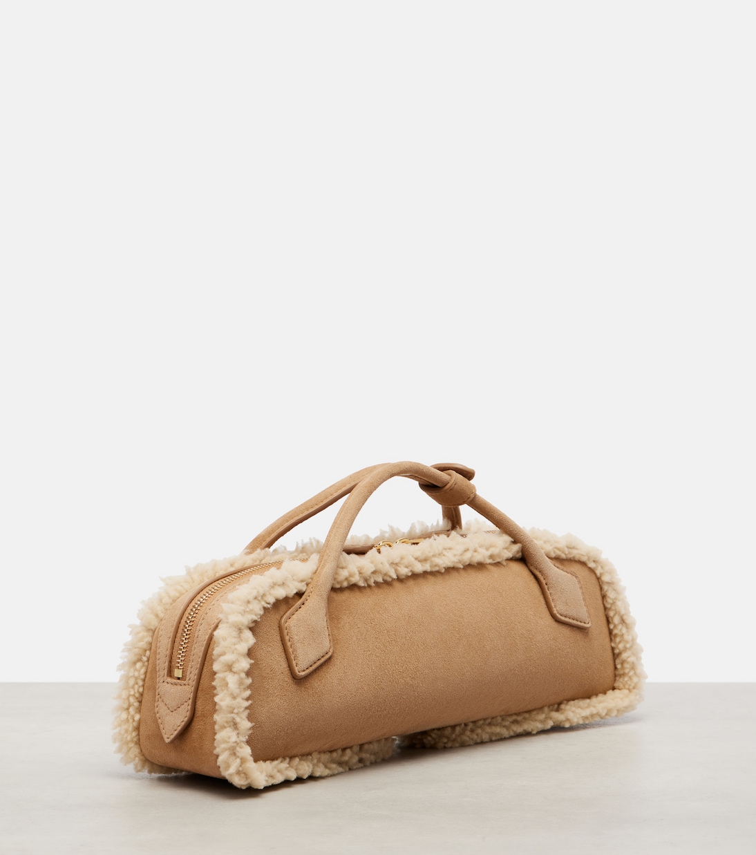Clutch Le Teckel Small aus Veloursleder | Alaïa