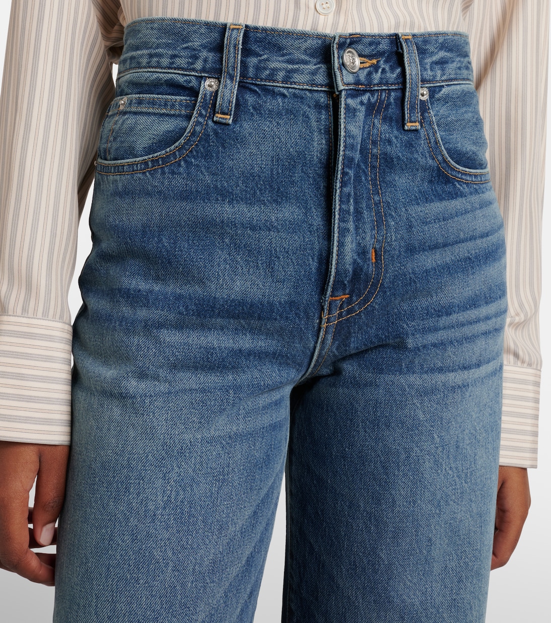 Grace faded wide-leg jeans | Slvrlake