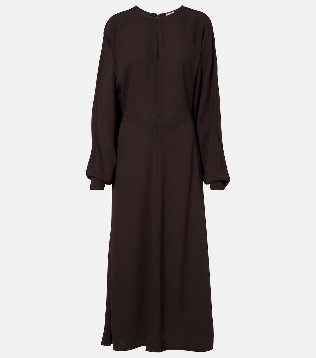 Robe midi Hills en crêpe | Joseph