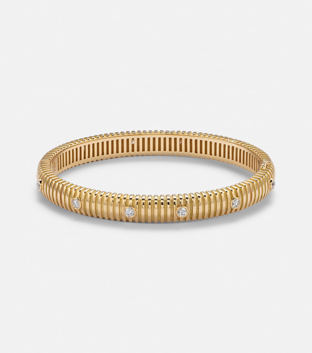 Pulsera Clio de oro de 18 ct (750/1000) con diamantes | Pamela Zamore