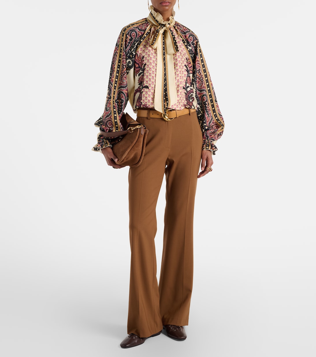 Blusa de sarga de seda estampada | Etro