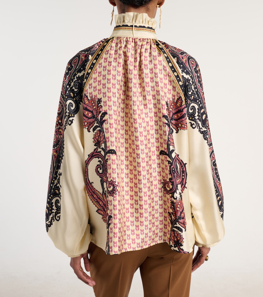 Blusa de sarga de seda estampada | Etro