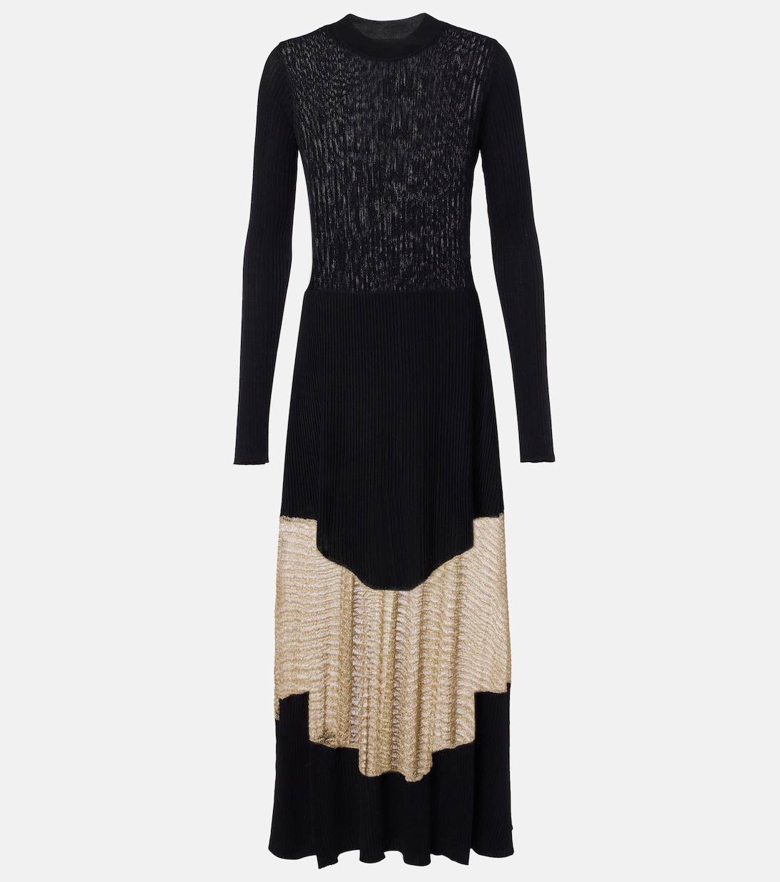 Roanne knitted lamé maxi dress | Ulla Johnson