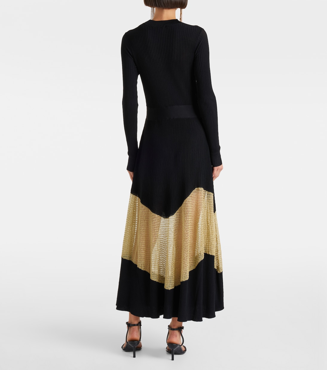 Roanne knitted lamé maxi dress | Ulla Johnson