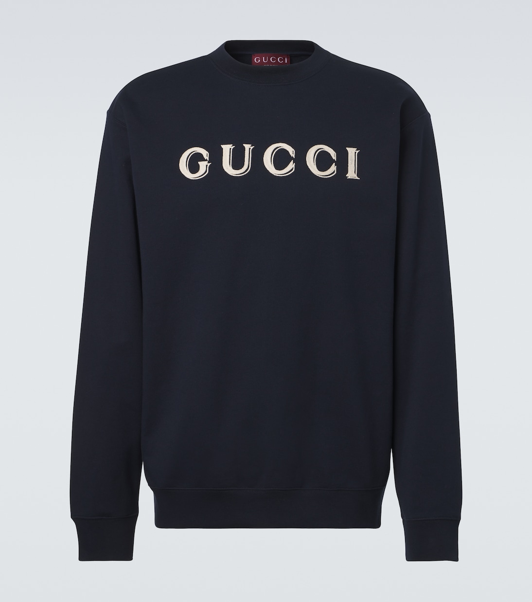 Logo cotton jersey sweatshirt | Gucci