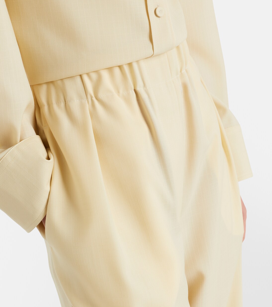 Pantalon ample en laine | Jil Sander
