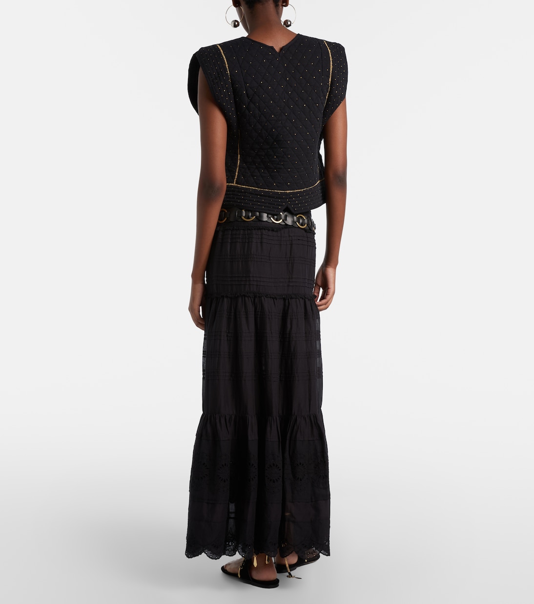 Falda larga Paoline con encaje | Marant Etoile