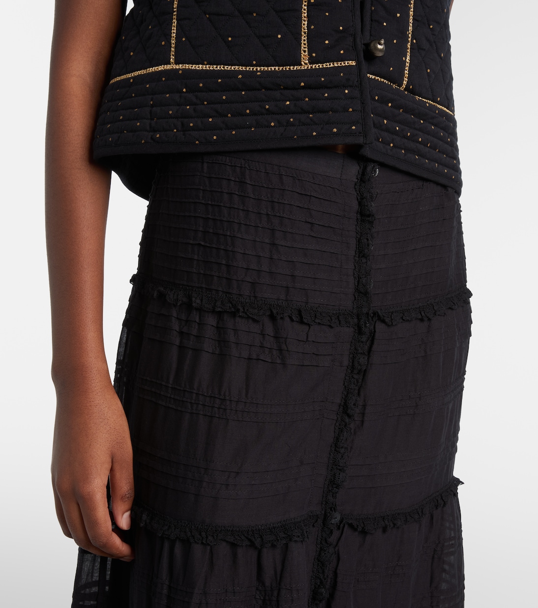 Falda larga Paoline con encaje | Marant Etoile