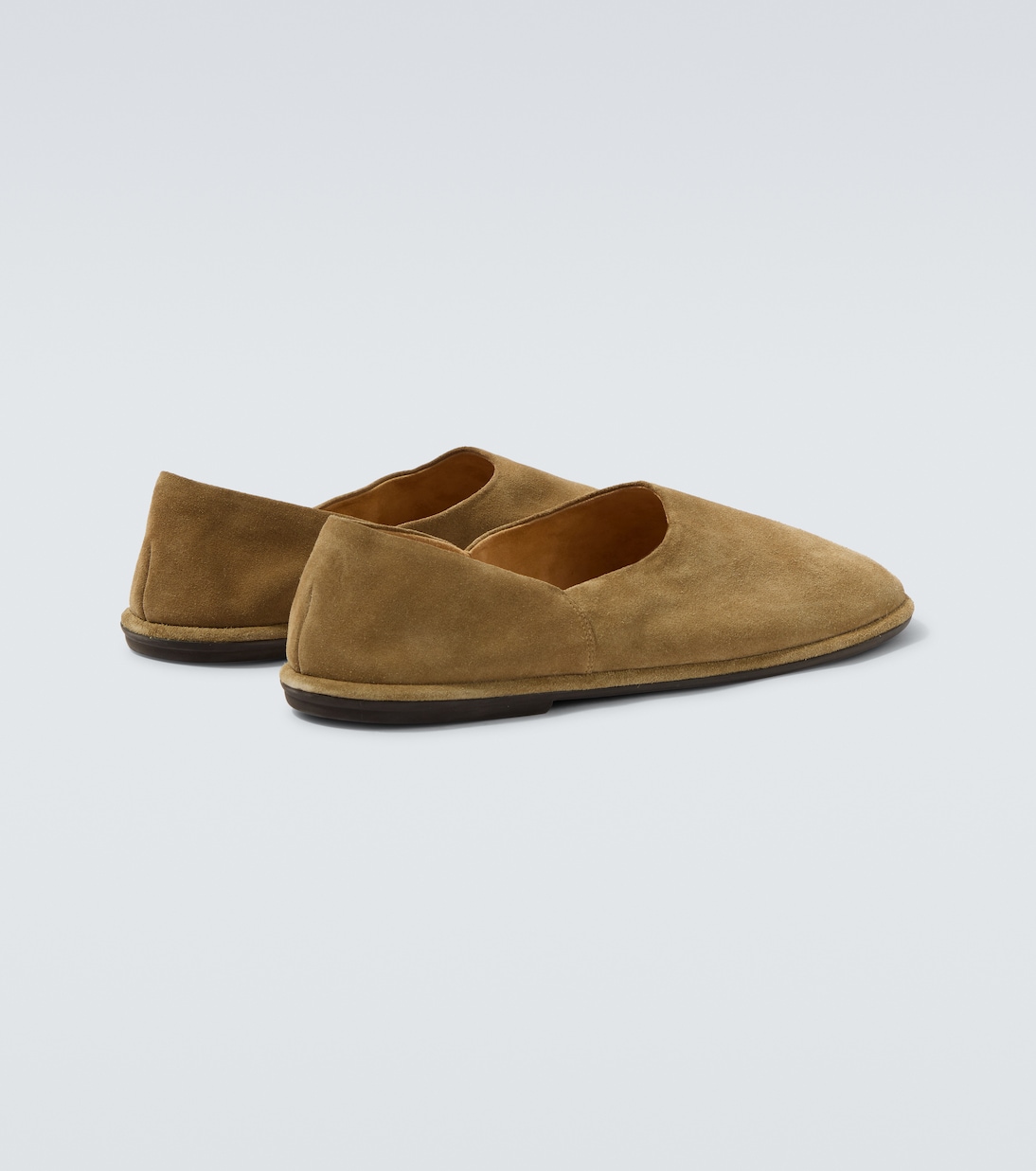 Canal suede slip-on shoes | The Row