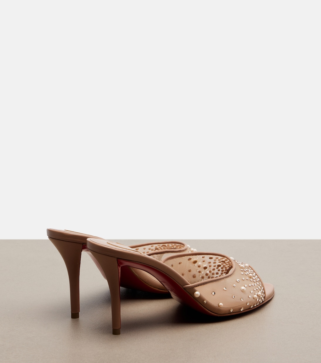 Miss Z Degrastrass Perla 100 mesh mules | Christian Louboutin