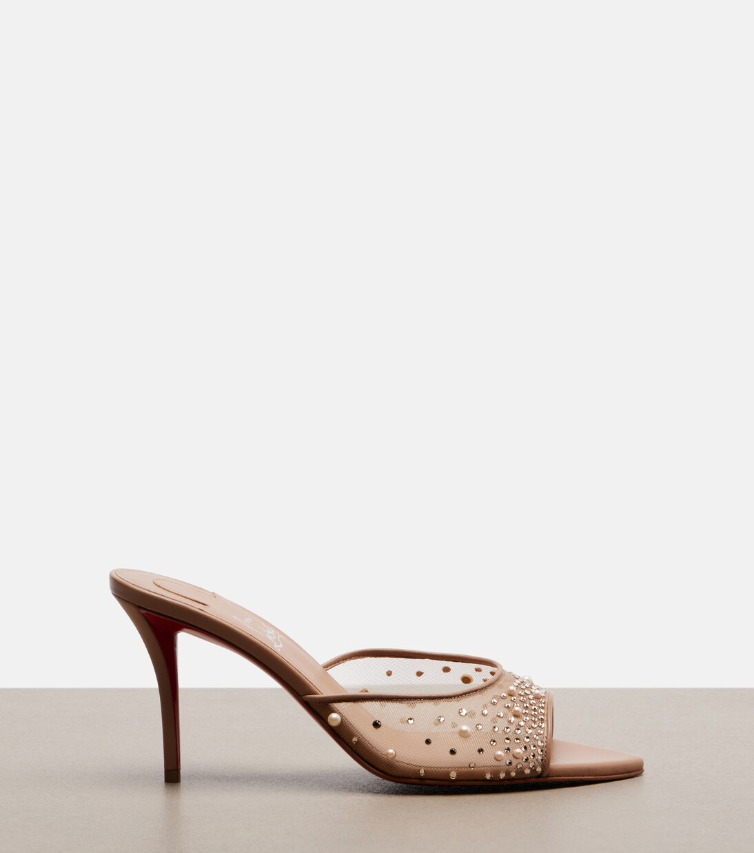 Miss Z Degrastrass Perla 100 mesh mules | Christian Louboutin