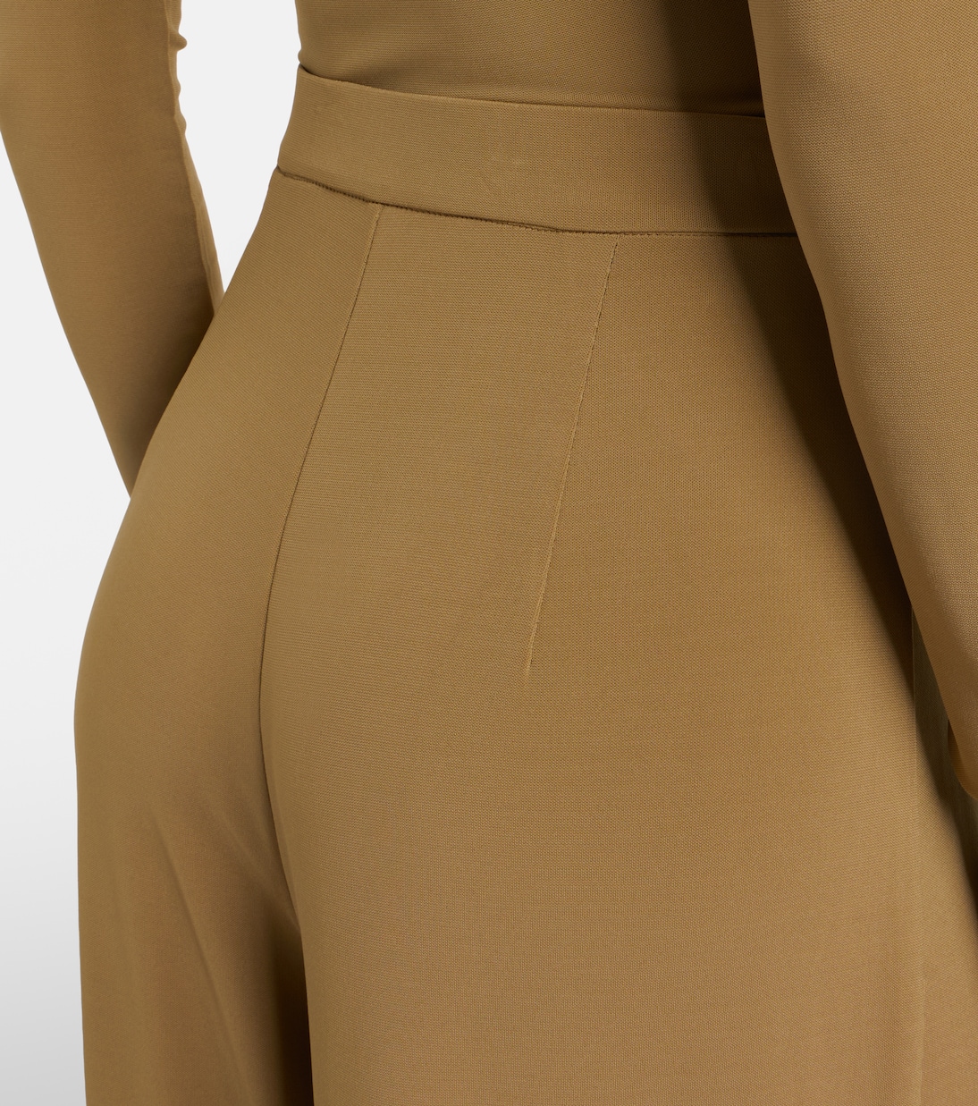 Weite High-Rise-Hose Bermuda | Max Mara