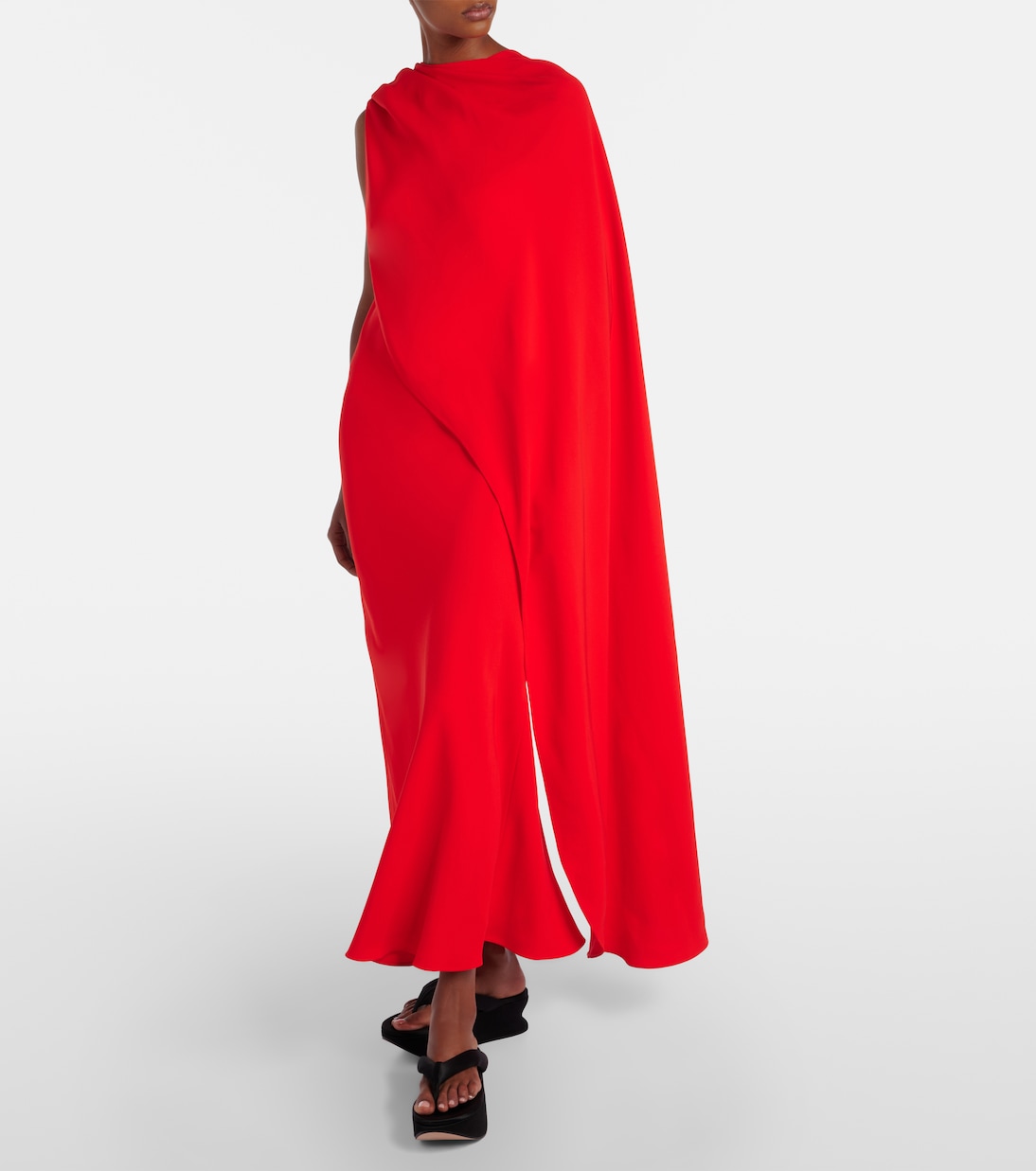 Sandalias con cuña Gaeta de satén | Balenciaga