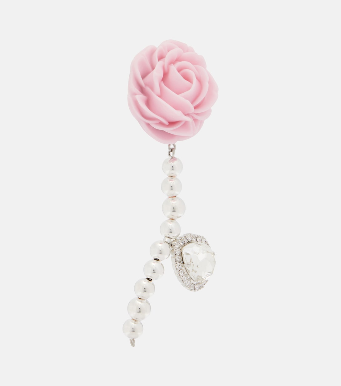 Rose embellished drop earrings | Magda Butrym