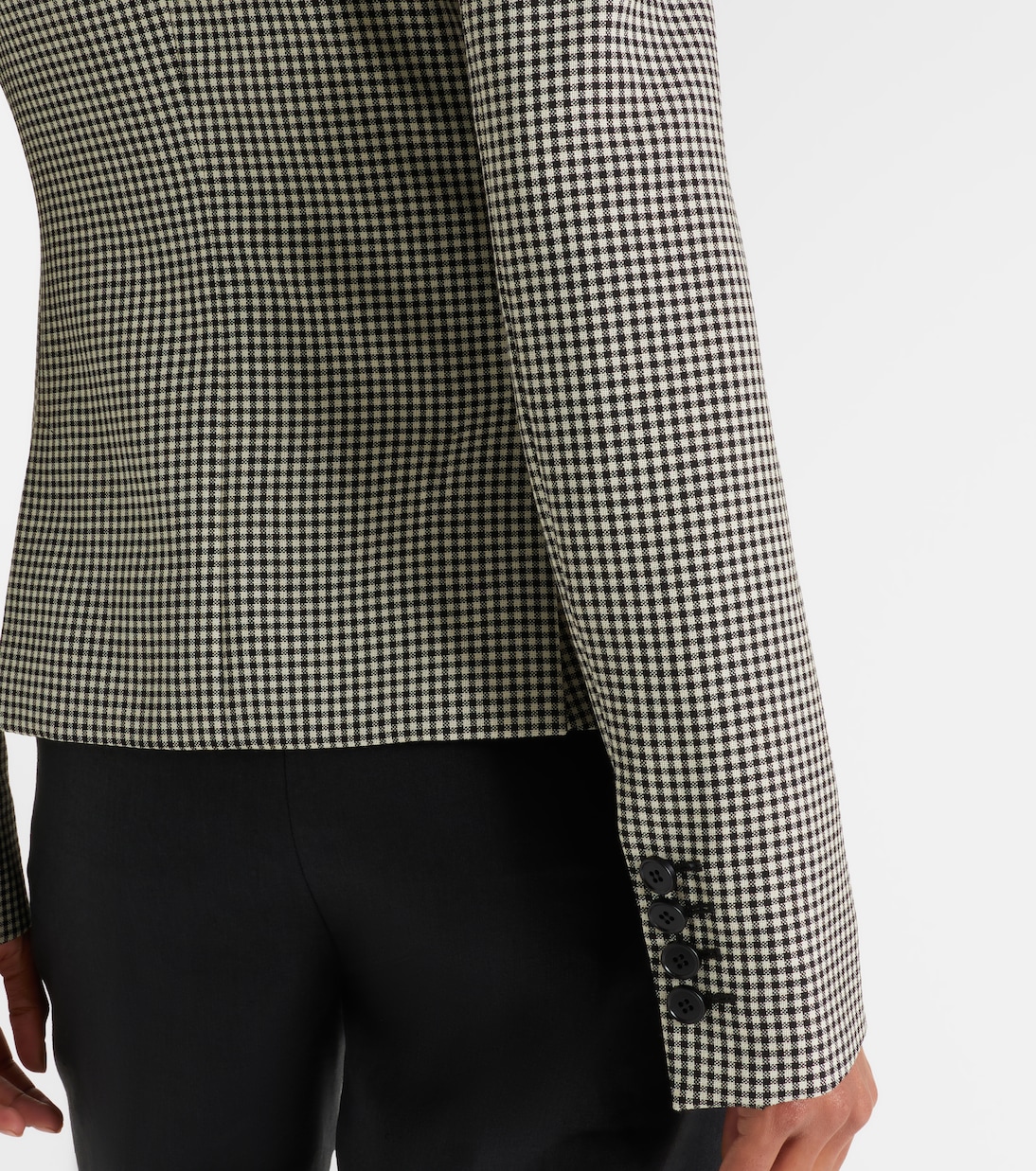 Gingham layered blazer | McQueen