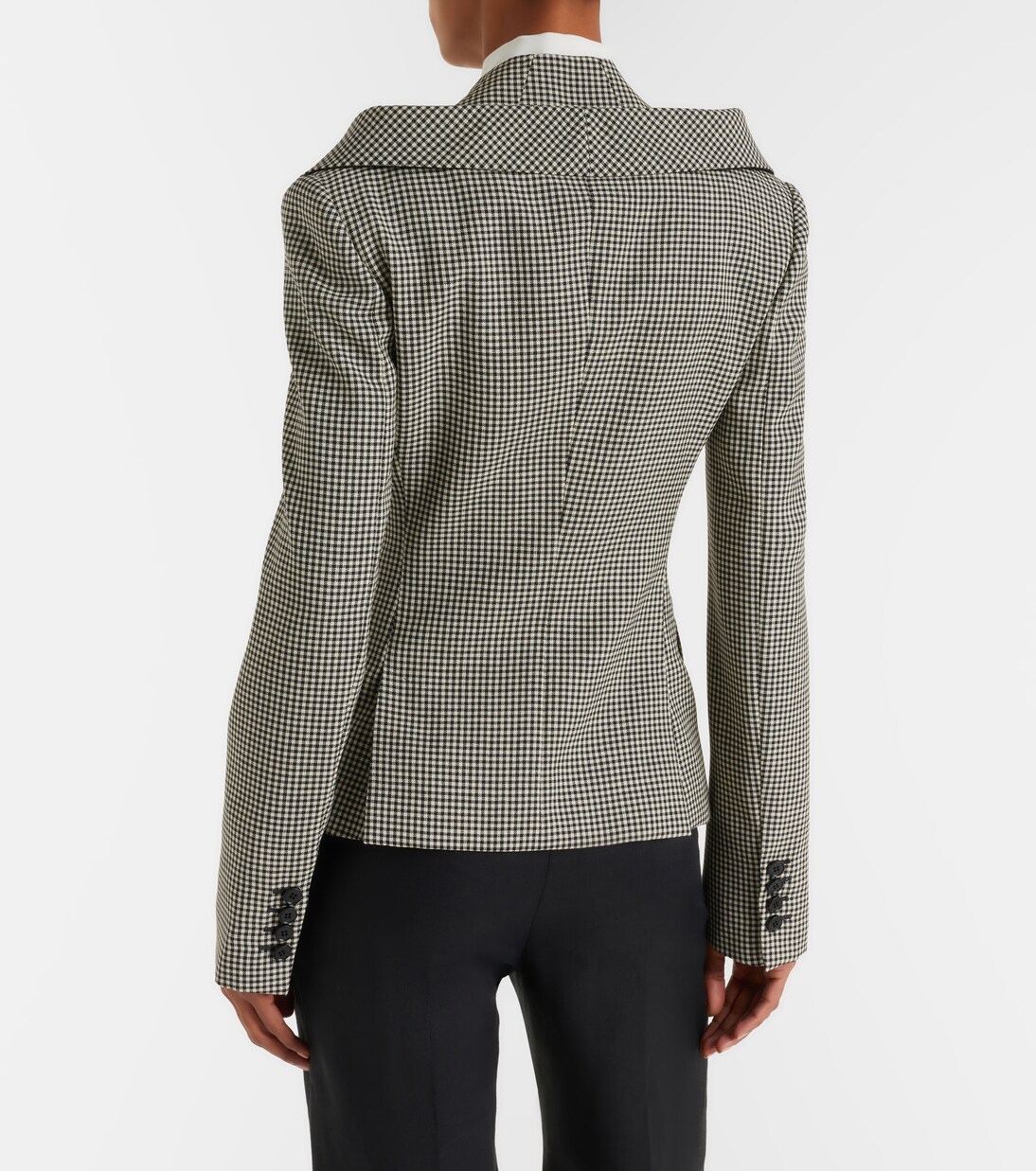 Gingham layered blazer | McQueen