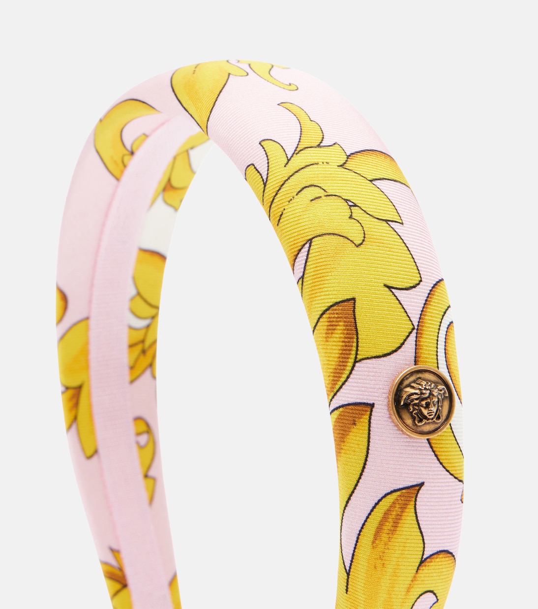 Printed silk headband | Versace
