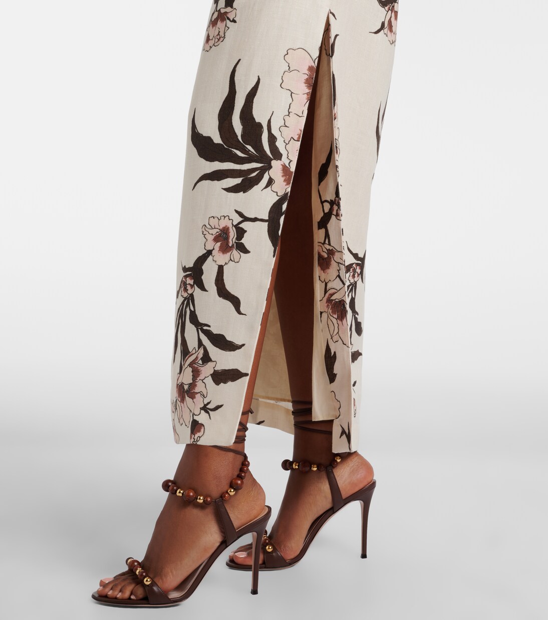 Floral linen maxi dress | SIR