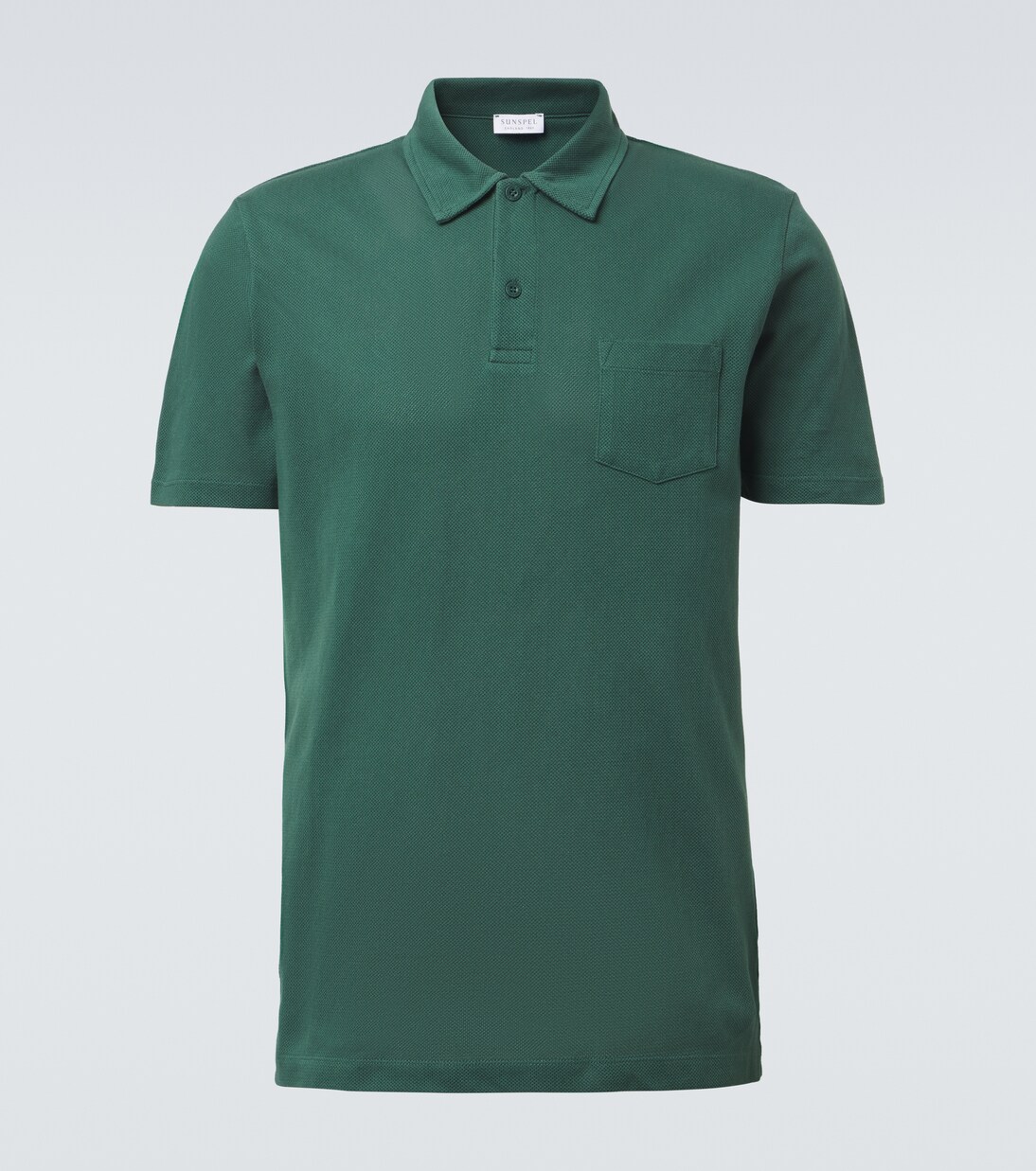Cotton polo shirt | Sunspel