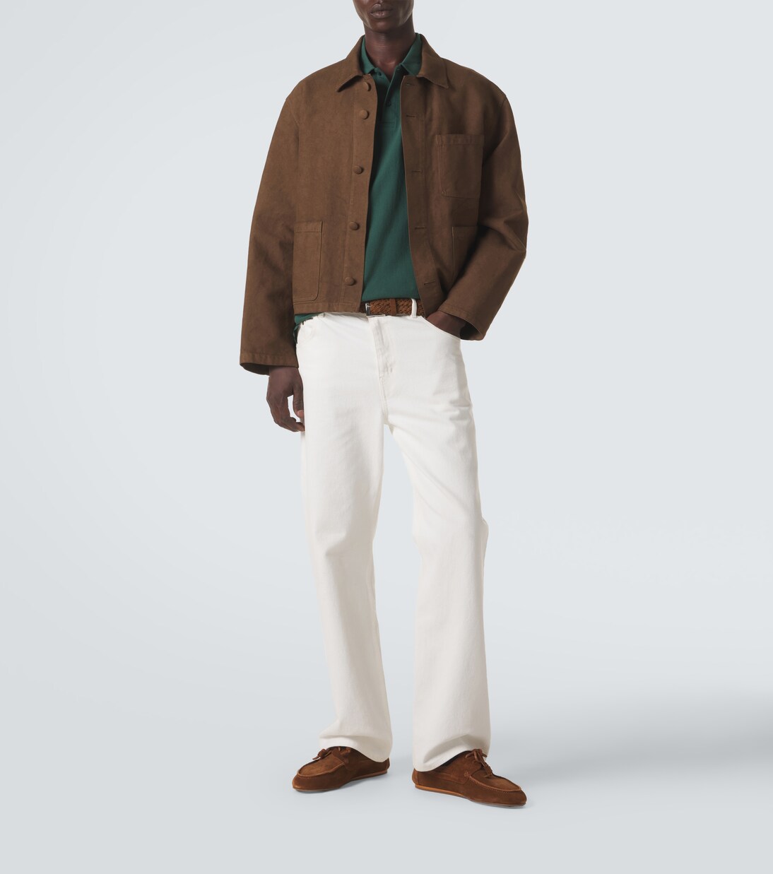 Cotton polo shirt | Sunspel