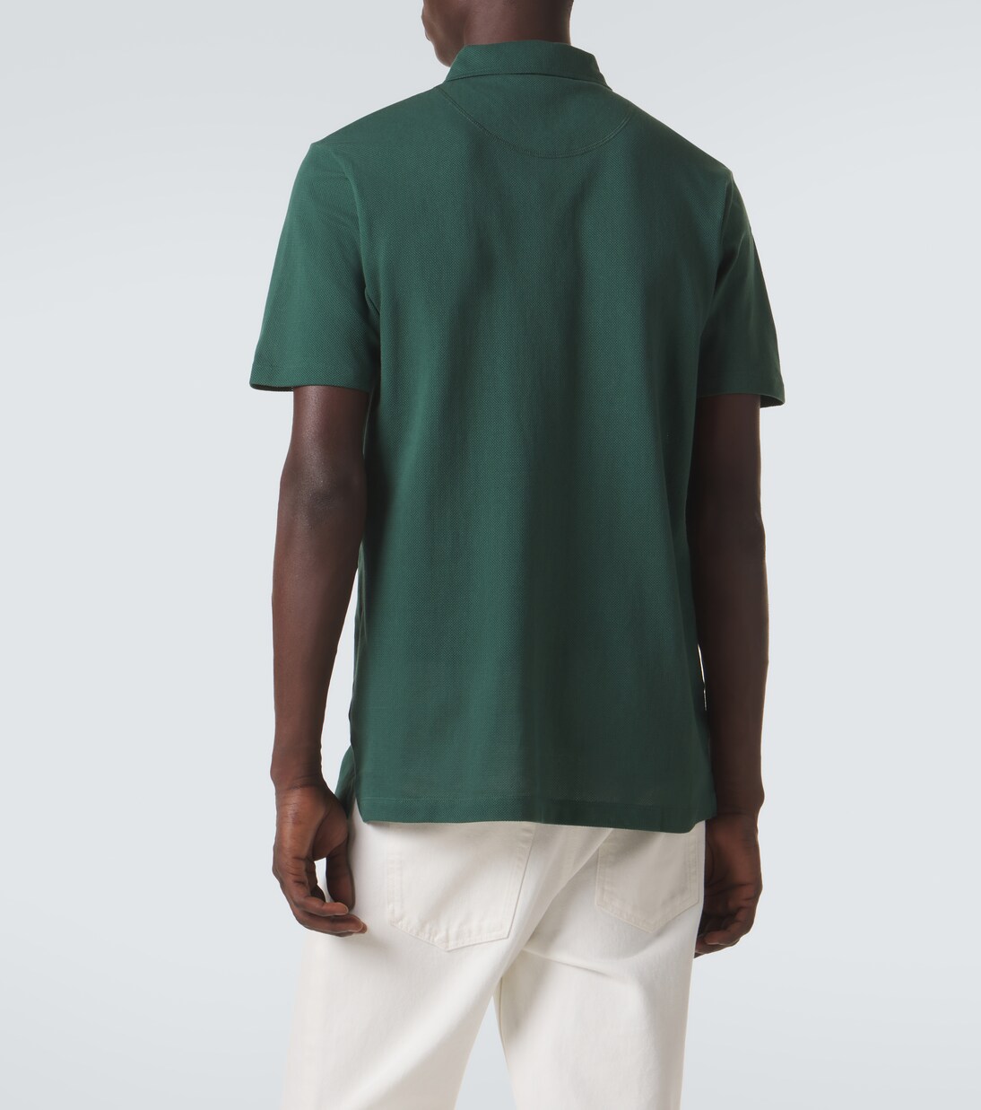 Cotton polo shirt | Sunspel