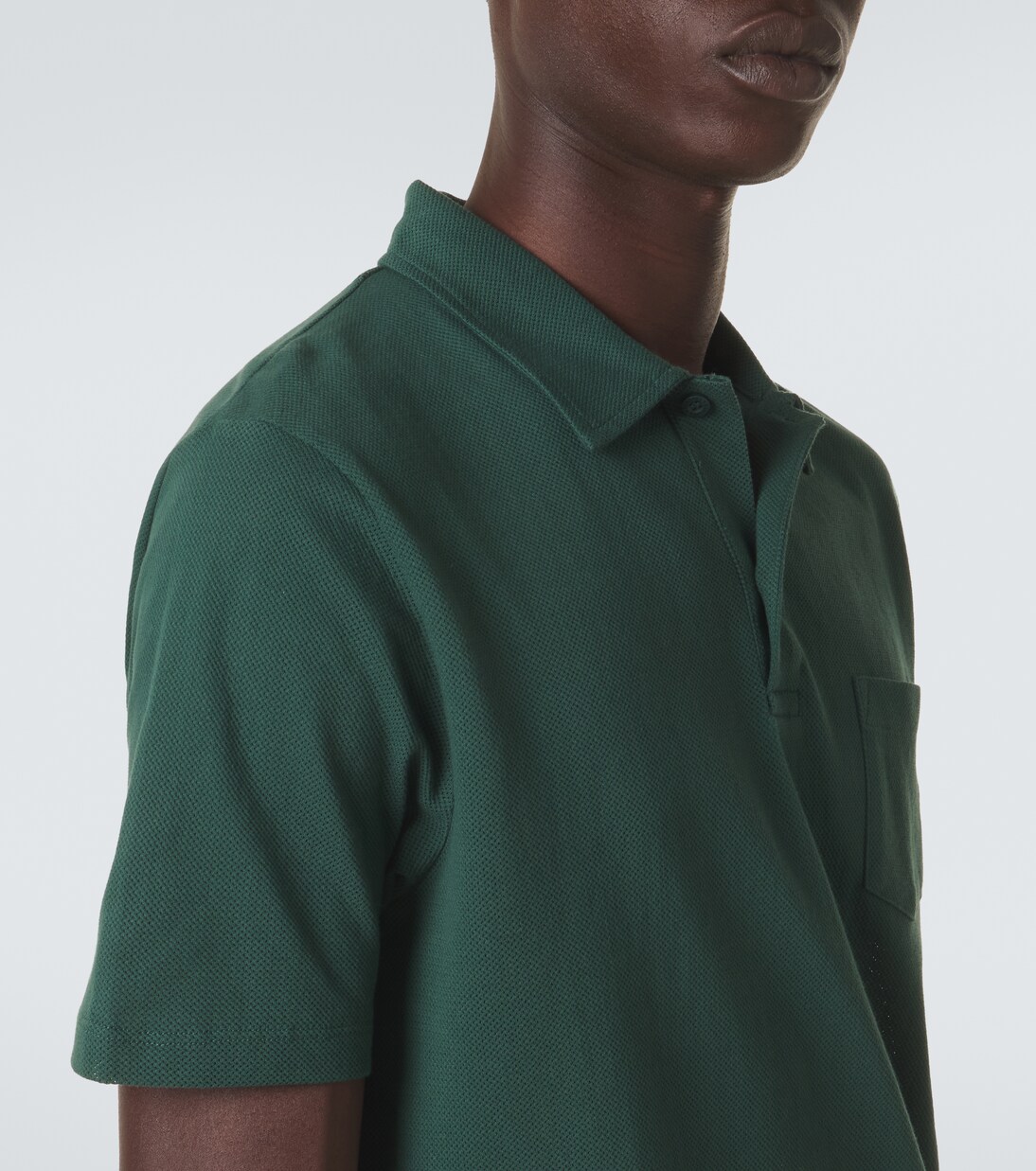 Cotton polo shirt | Sunspel