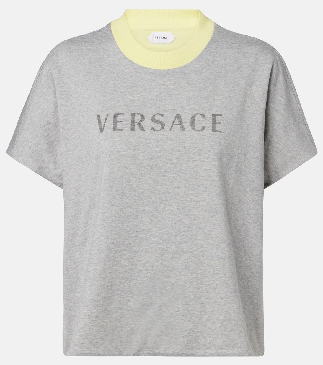 Reversible cotton jersey T-shirt | Versace