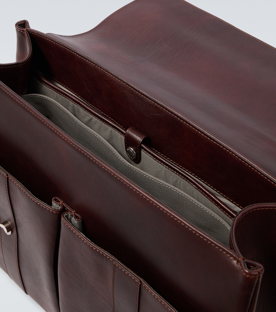 Leather briefcase | Brunello Cucinelli