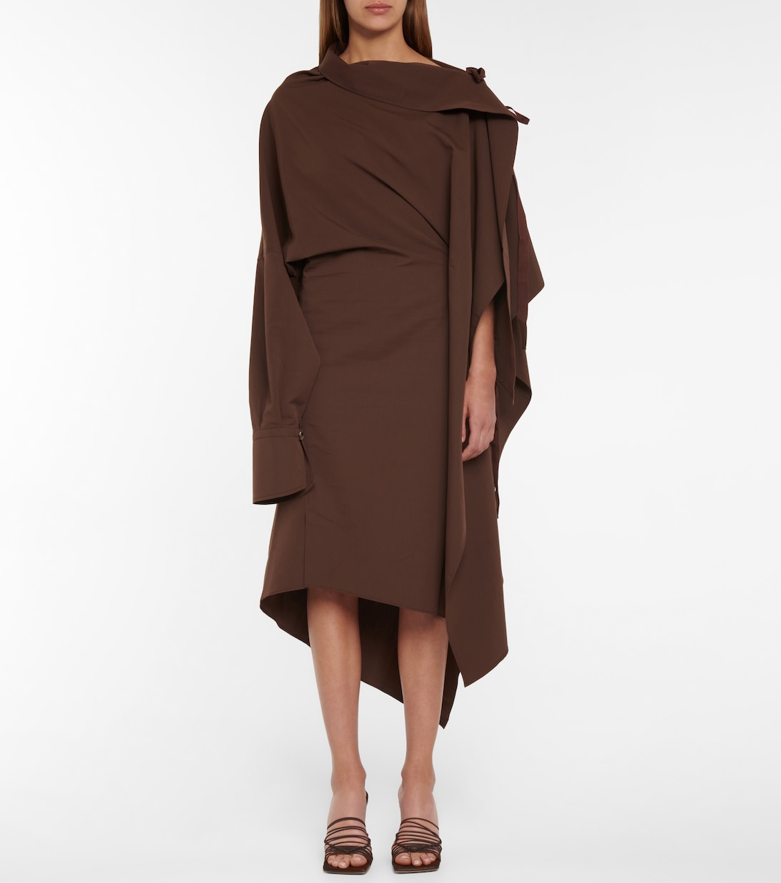 Robe midi Aaber asymétrique | Petar Petrov