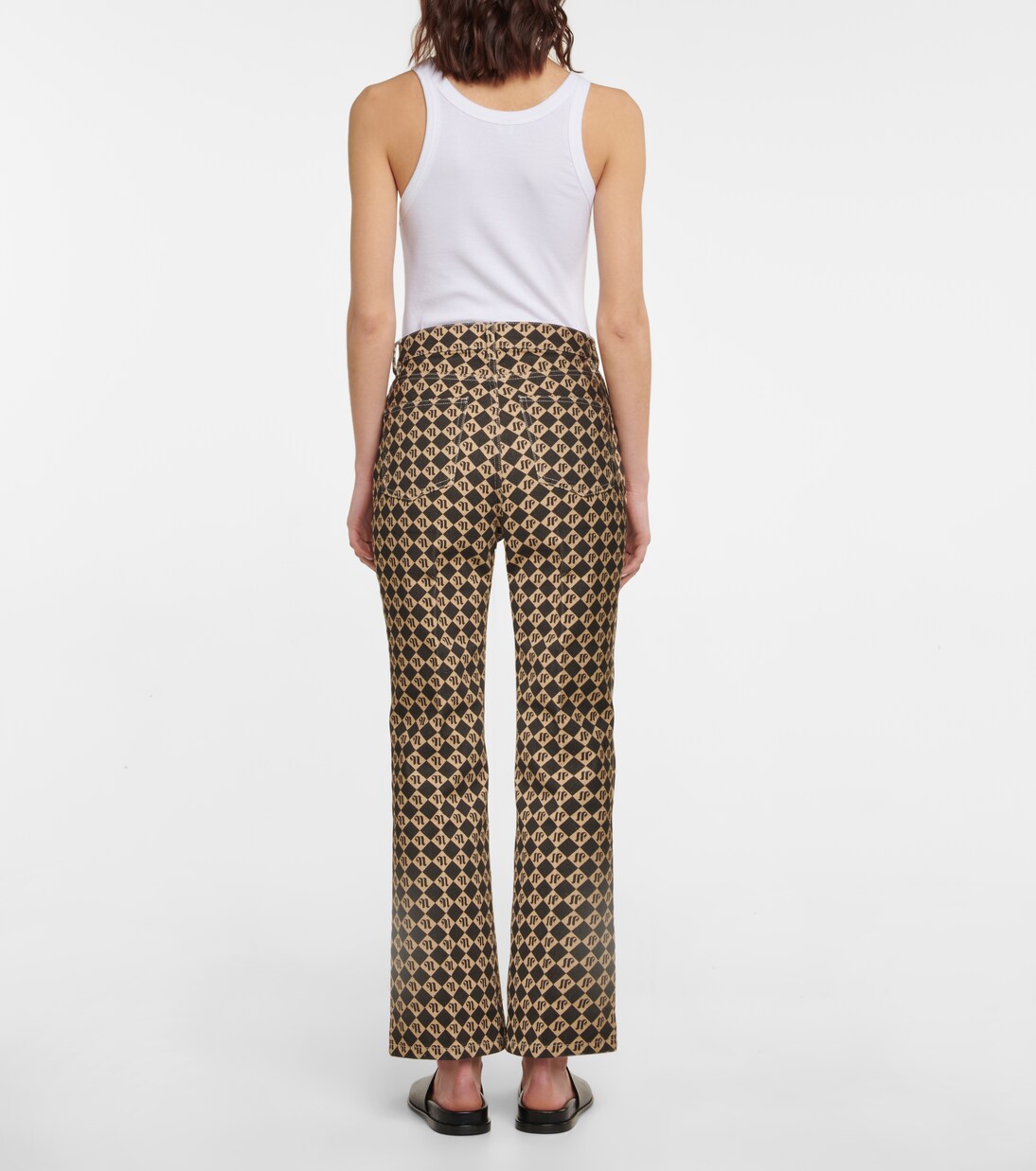 Jean flare Zoey imprimé | Nanushka