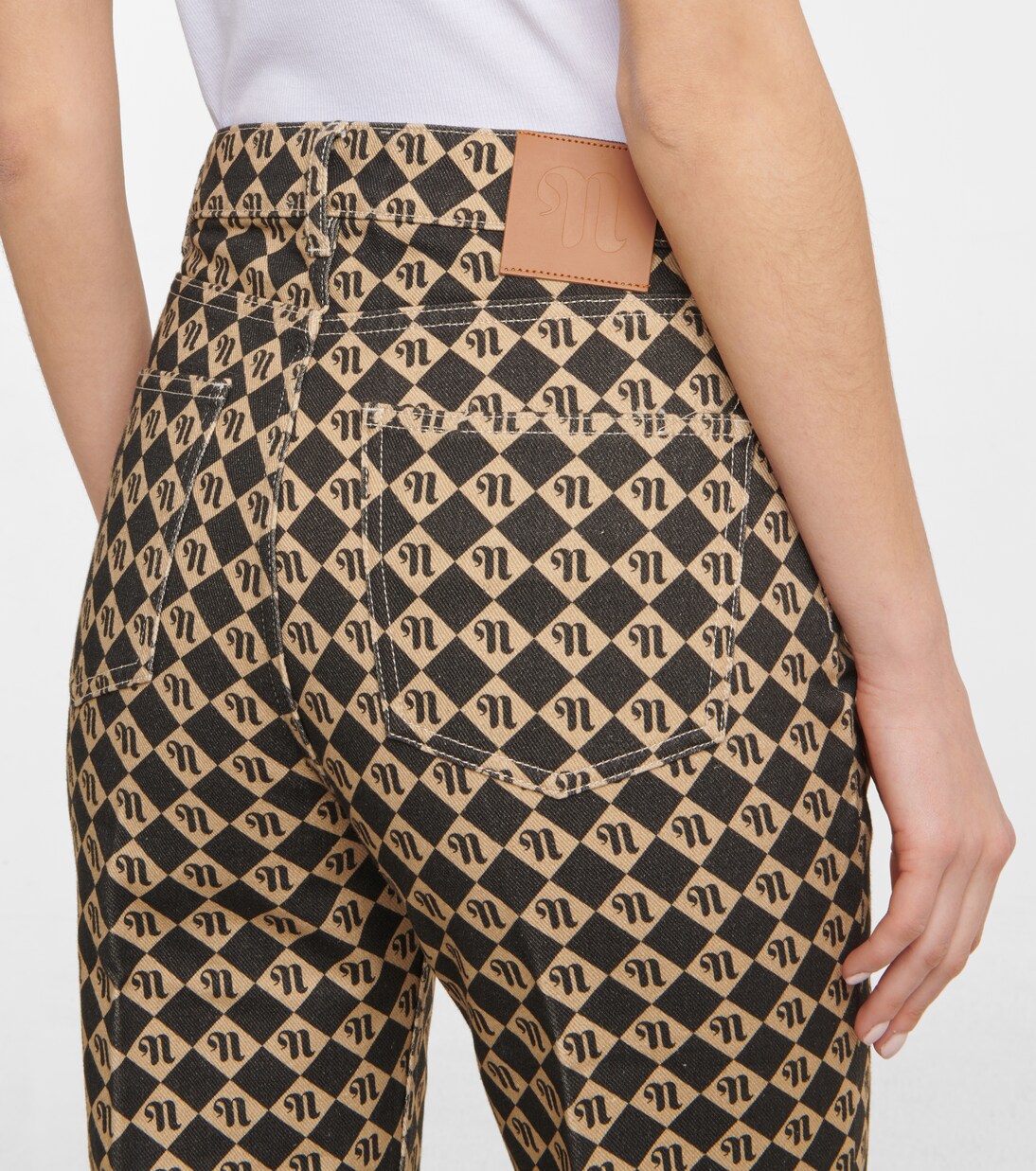 Jean flare Zoey imprimé | Nanushka