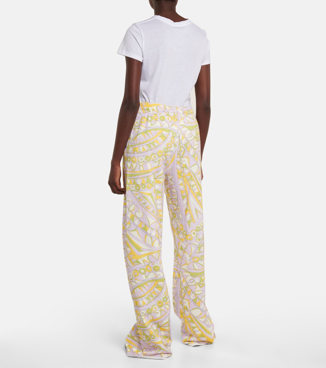 Pantalon ample imprimé en coton | Pucci