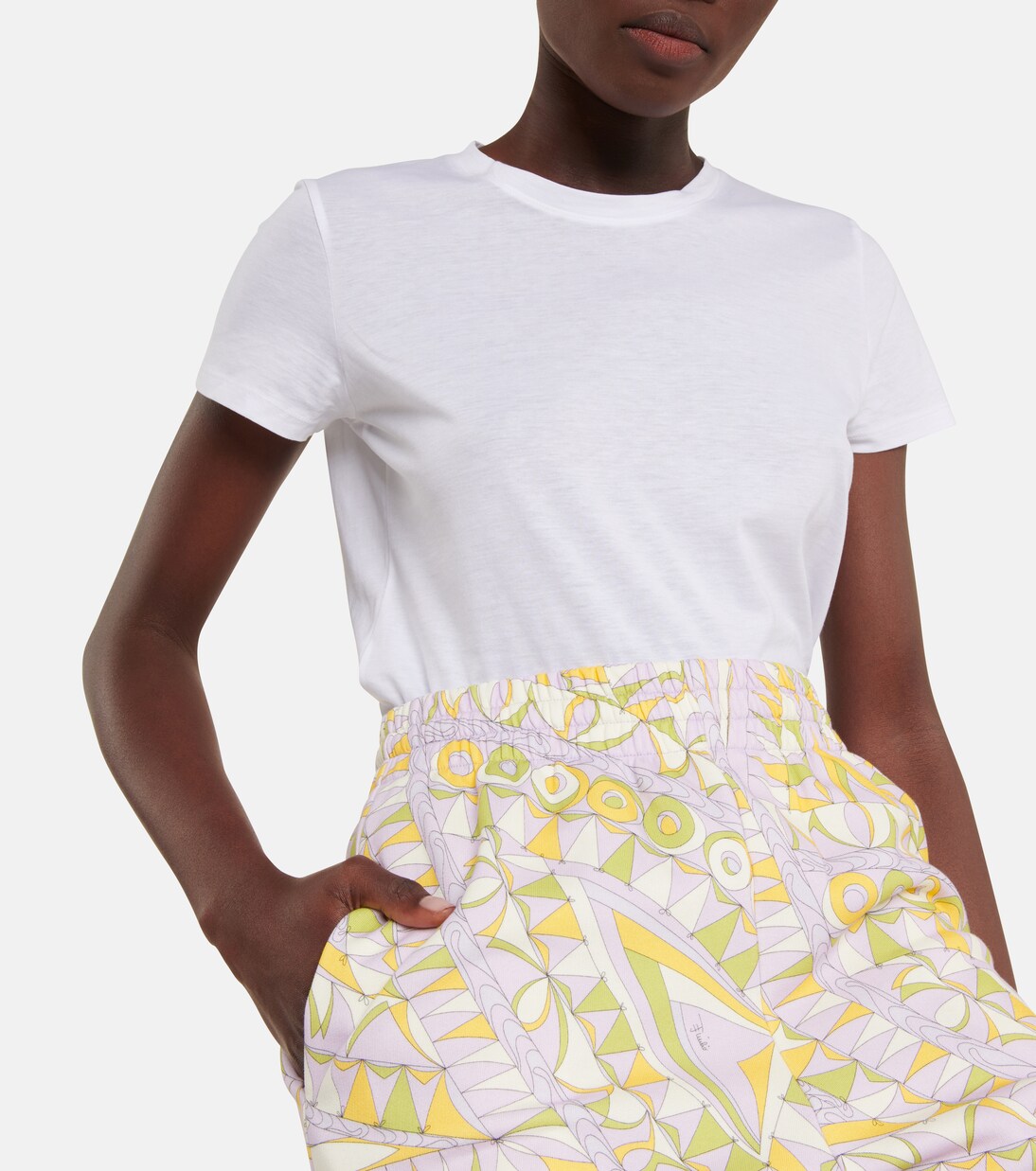 Pantalon ample imprimé en coton | Pucci