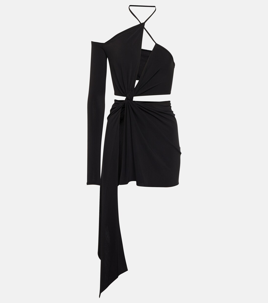 Cutout jersey minidress | Mônot