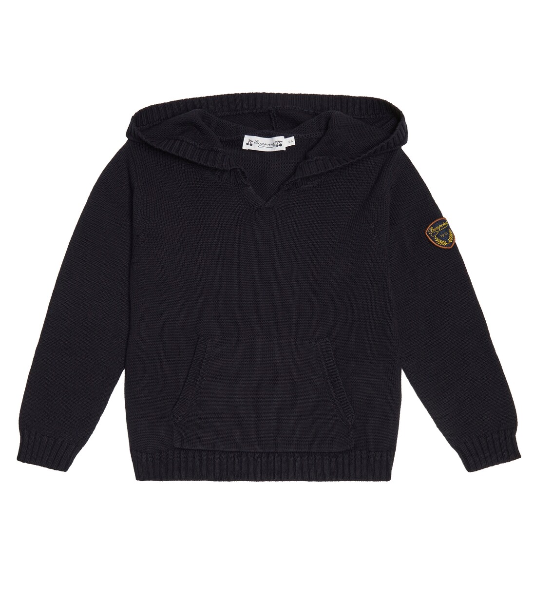Armand knit cotton hoodie | Bonpoint