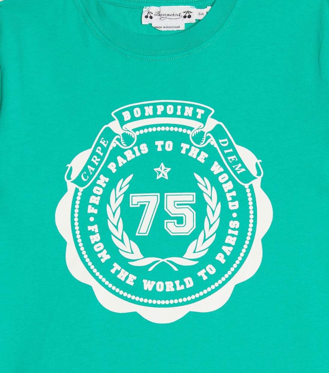 T-shirt Anapoli in cotone con stampa | Bonpoint