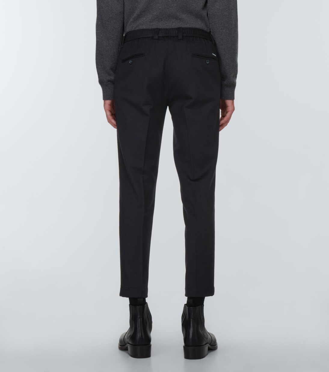 Pantalon slim en cachemire | Dolce&Gabbana